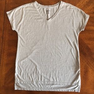 NWOT Reebok Gray Loose Fit Short Sleeve Sport Tee S